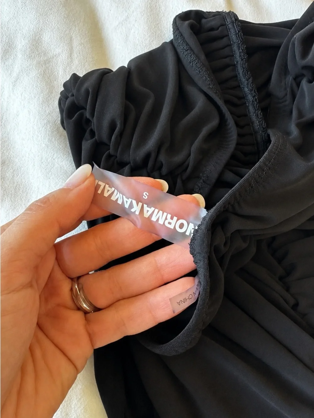 Norma Kamali Slinky Marissa One Piece Bikini Black - Picture 5 of 6